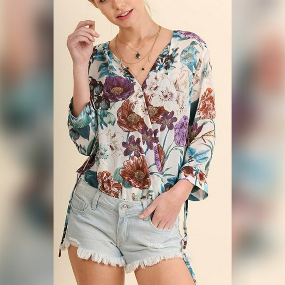 ❤️LAST ONE❤️ 🌿FLORAL BODYSUIT🌿 - Picture 2 of 7